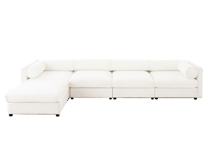 Contemporary Elegant Sofa With Storage And Ottoman