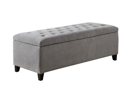 Elegant Design Tufted Top, Soft Close Storage Bench