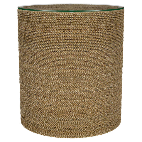 Burma - Round Side Table - Light Brown