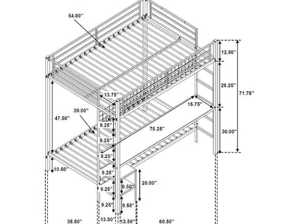 Barham - Workstation Bunk Bed With Integrated Desk