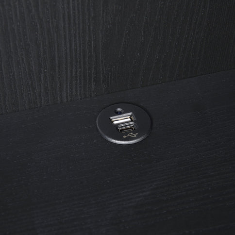 Geary - 3 Shelf Bookcase With USB Charging And Lockable Top Drawer