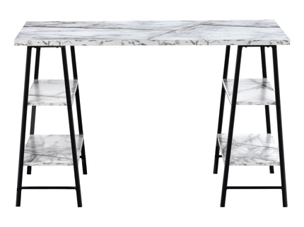 Computer Desk For Home Office, Laptop, Storage Shelves, Contemporary & Modern