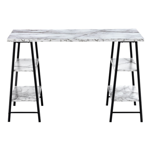 Computer Desk For Home Office, Laptop, Storage Shelves, Contemporary & Modern