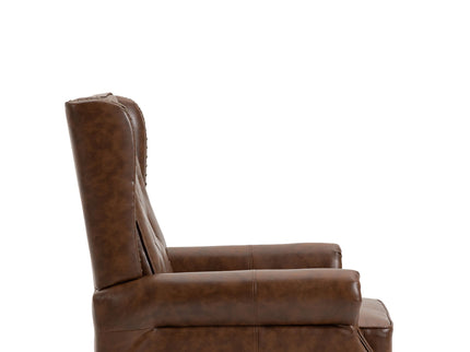 Modern Accent Armchair With Sturdy Wood Legs