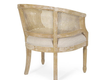 Curved Backrest Accent Chair