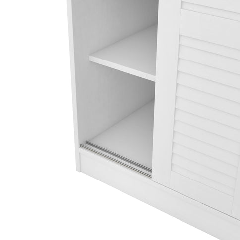 3 Door Shutter Wardrobe & Shelves