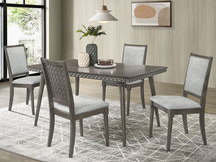Perkins - Upholstered Dining Side Chair (Set of 2) - Dark Brown