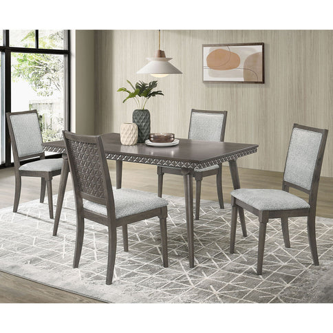 Perkins - Upholstered Dining Side Chair (Set of 2) - Dark Brown