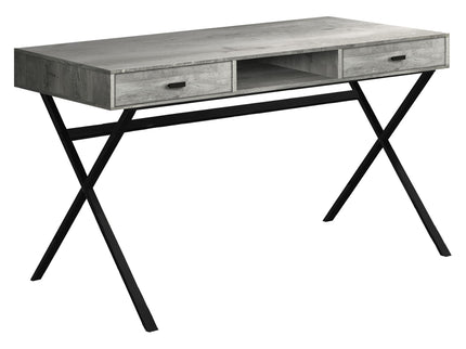 Computer Desk For Home Office, Laptop, Storage Drawers, Glossy Contemporary & Modern