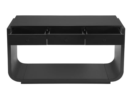 Console Table With 3 Drawers, Display Shelf