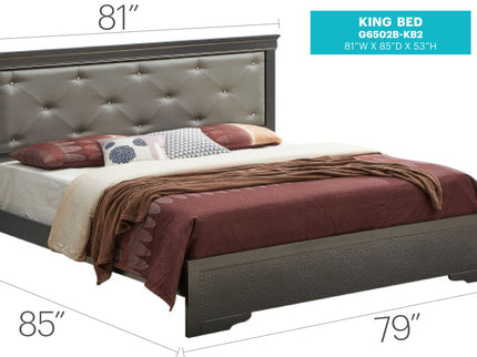 Chic Elegantly Designed Transitional Bed