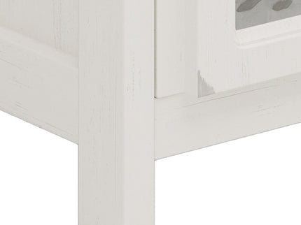 Vintage Farmhouse Bathroom Vanity With Ceramic Sink