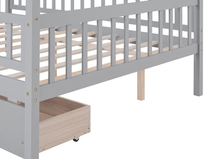 House Bed With 2 Drawers
