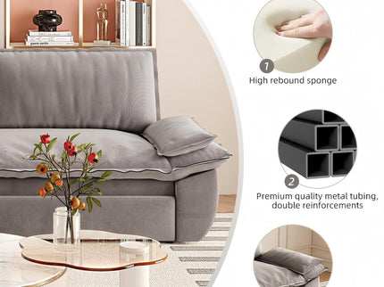 Queen Pull Out Bed, 3 In 1 Convertible Sleeper Sofa