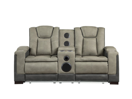 Bruno - Power Reclining Loveseat With Bluetooth Speakers