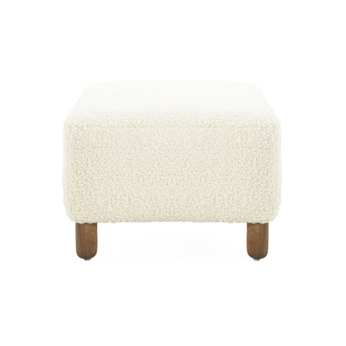 Comfortable Ottoman - White