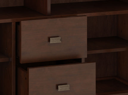 Artisan - TV Media Stand, Handcrafted - Russet Brown