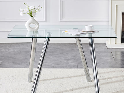 Dining Table With Transparent Surface
