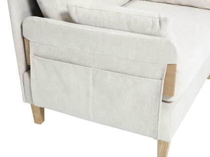 Mid Century Modern Foldable Sofa Bed, 3 In 1 Convertible Sleeper With 3 Pillows
