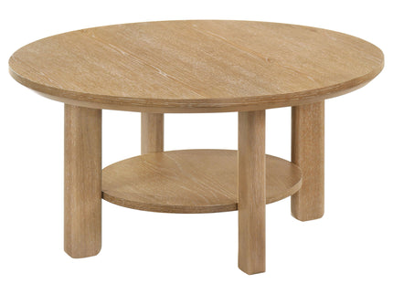 Crispin - Round Table With Lower Shelf