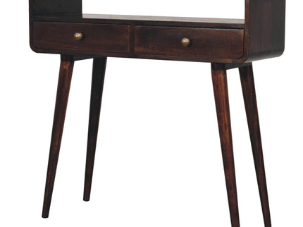 Solid Wood Curved Console Table