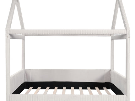 Upholstered House Style Daybed With LED Light Strips