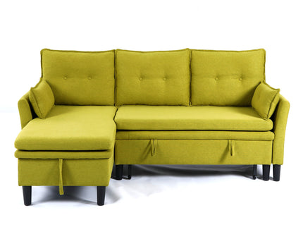 L-Shaped Reversible Chaise Sectional Sofa With Storage