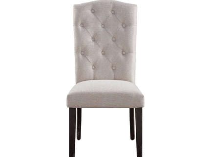 Gerardo - Linen Weathered Dining Chair (Set of 2) - Beige