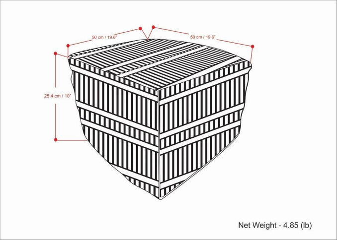 Safford - Square Outdoor / Indoor Pouf
