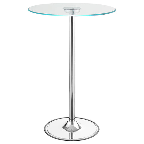 Indra - LED Bistro Table - Chrome