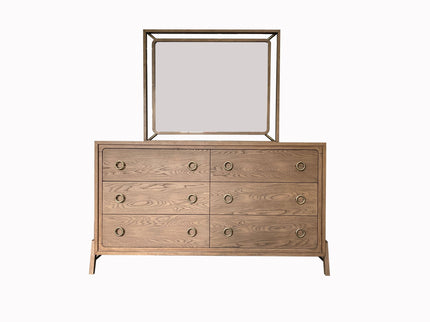 6 Drawer Dresser - Latte