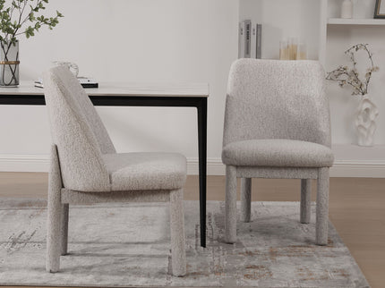 Wide Minimalist Dining Chair
