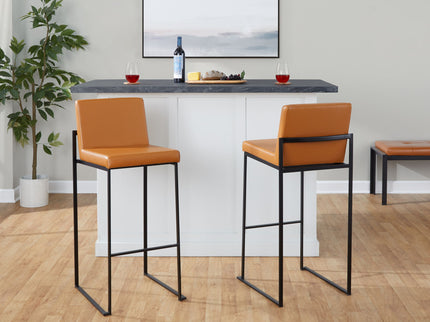 Fuji - Contemporary High Back Barstool Elegant Design
