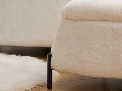 Upholstered Storage Ottoman Set With Reversible Lid