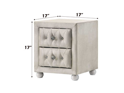 Reggie - Nightstand - Beige