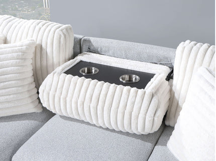 Ford - Reversible Pull Out Sofa Bed - Light Gray