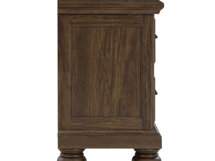 2 Drawer Nightstand With USB Charging Station