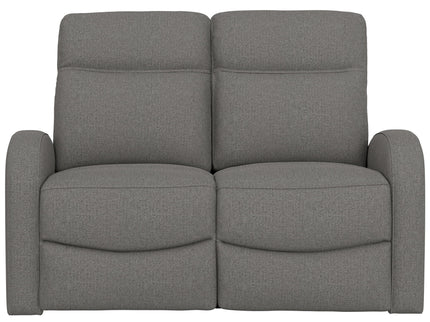 Manual Reclining Loveseat With Dual Seating Support For Living Room