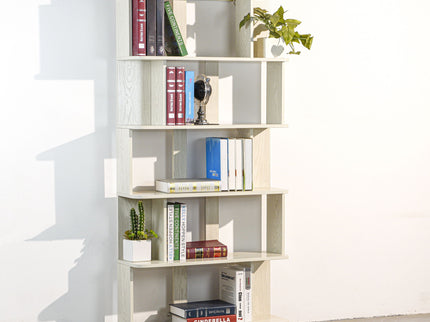 Modern 5 Tier Open Storage Bookcase