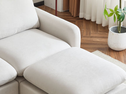 Oversize Modular Free Combination Sectional Sofa Couch With Ottoman For Living Room