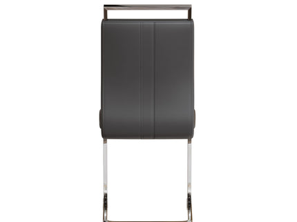 Modern Dining Chairs With Padded Seat, High Back