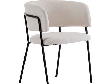 Modern Upholstered Arm Dining Chair Set
