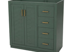Dark Green / Right Side Drawers