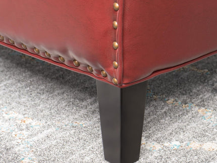 Enigmatica - Upholstered Club Chair With Nailhead Trim