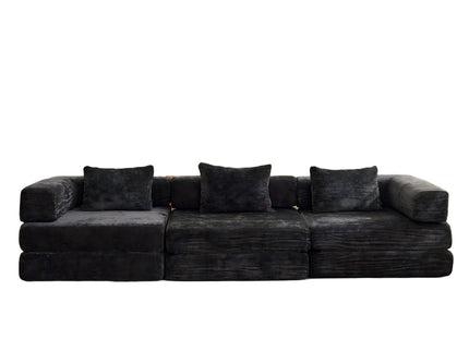 Convertible Floor Sofa Bed, Boneless Modular Sectional Sofa For Living Room