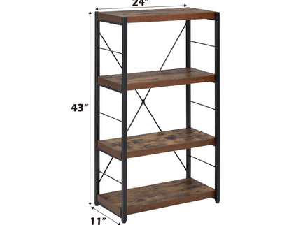 Bob - Bookshelf - Weathered Oak / Black