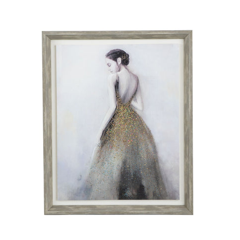 Feminine Figure Wall Art, Wall Decor For Living Room Dining Room Office Bedroom - Multicolor