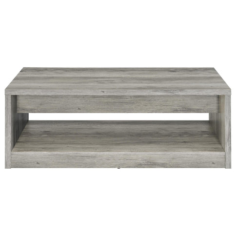 Nuberg - 2 Piece And End Table Set With Storage Drawers - Gray