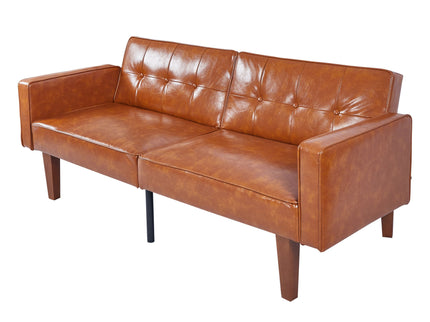 3 Position Split Back Futon Sofa Bed For Living Room