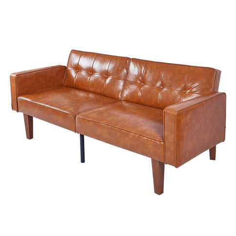3 Position Split Back Futon Sofa Bed For Living Room